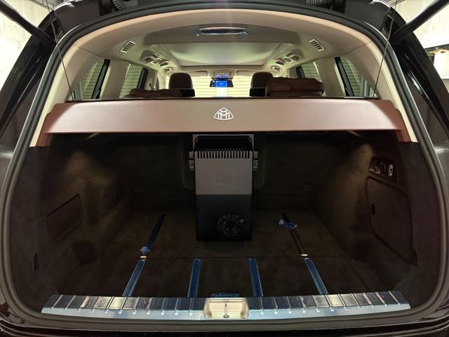 GLS GLS600 4マチック 1年保証 マホガニーブラウンナッパレザー ブラウンウォールナット 後席左右独立シート クーリングボックス 専用シャンパングラス格納 リアエンターテイメント ブルメスター3Dサラウンド 360カメラ(31枚目)