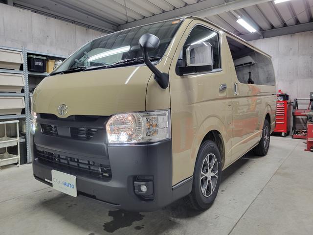 ハイエースバン ロングスーパーＧＬ　新車保証　アースカラーパッケージ　両側パワースライドドア　デジタルインナーミラー　クリアランスソナー（6枚目）