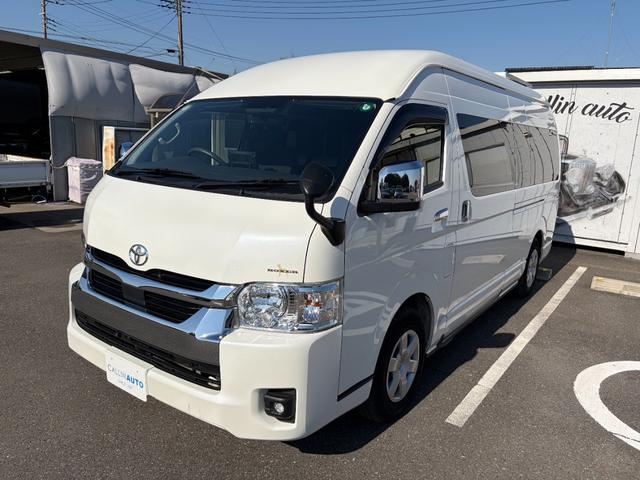 ハイエースバン ＳロングＤＸ　ＧＬパッケージ　キャンピング　１年保証　キャンピング仕様　ソーラーパネル　ＢＯＸＥＲ　外部充電インバーター　ワイドＴＶ　パワースライド　セーフティセンス（6枚目）