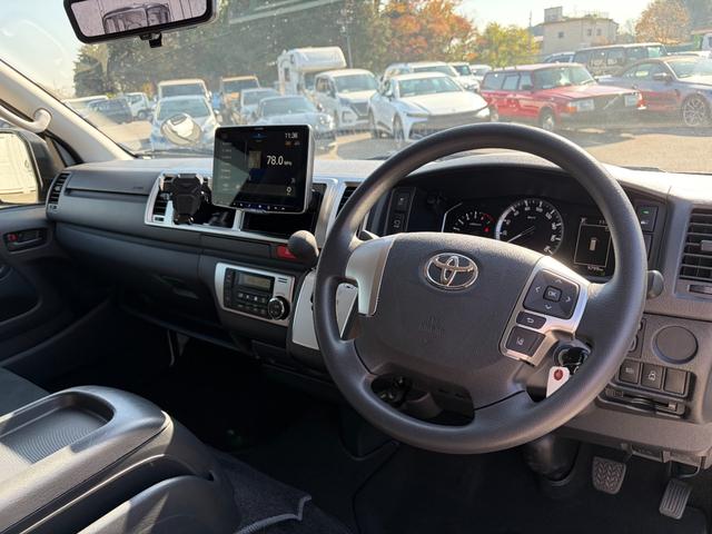 ハイエースバン ＳロングＤＸ　ＧＬパッケージ　キャンピング　１年保証　キャンピング仕様　ソーラーパネル　ＢＯＸＥＲ　外部充電インバーター　ワイドＴＶ　パワースライド　セーフティセンス（13枚目）