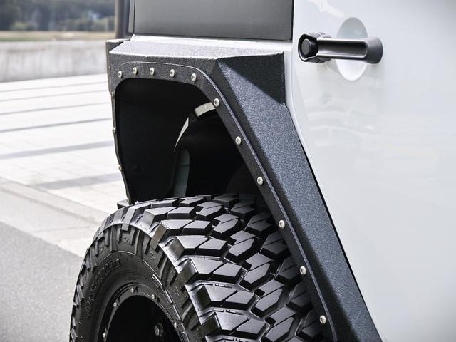 ジープ・ラングラーアンリミテッド ルビコン・ハードロック・フルカスタム・新品電動サイドステップ ・リフトUP・FUEL24in・金属製アーマーフェンダー・社外バンパー・社外グリル・LEDライト・マグナフロー2本出しマフラー・FOX足廻り・社外デフカバー・社外ロールケージ・LEDアンビエントライト(10枚目)