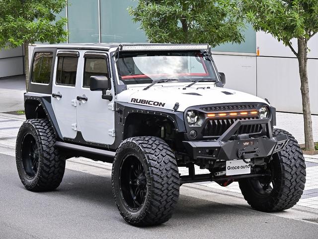 ジープ・ラングラーアンリミテッド ルビコン・ハードロック・フルカスタム・新品電動サイドステップ ・リフトUP・FUEL24in・金属製アーマーフェンダー・社外バンパー・社外グリル・LEDライト・マグナフロー2本出しマフラー・FOX足廻り・社外デフカバー・社外ロールケージ・LEDアンビエントライト(29枚目)