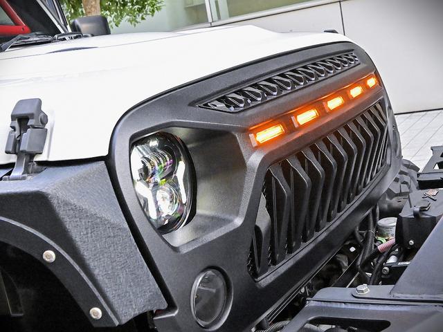 ジープ・ラングラーアンリミテッド ルビコン・ハードロック・フルカスタム・新品電動サイドステップ ・リフトUP・FUEL24in・金属製アーマーフェンダー・社外バンパー・社外グリル・LEDライト・マグナフロー2本出しマフラー・FOX足廻り・社外デフカバー・社外ロールケージ・LEDアンビエントライト(36枚目)
