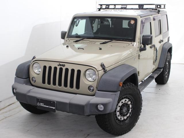 ジープ・ラングラーアンリミテッド スポーツ BlachRhino17AW BFグッドリッチT/A Smittybilt Defenderルーフラック V6EG ゴビC/C カロッツェリアナビ BTオーディオ フルセグTV LEDヘッドライト(5枚目)