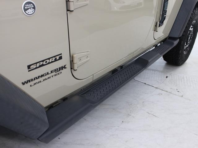 ジープ・ラングラーアンリミテッド スポーツ BlachRhino17AW BFグッドリッチT/A Smittybilt Defenderルーフラック V6EG ゴビC/C カロッツェリアナビ BTオーディオ フルセグTV LEDヘッドライト(50枚目)