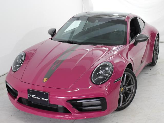 911 911カレラT 右H/7MT/スポーツデザインPKG/カーボンルーフ/カーボンフルバケシート/Rアクスルステア/PDLSプラス/Race-Tex-GTスポーツステア&ルーフライニング/ロゴエンボスコンソール/デカール(5枚目)