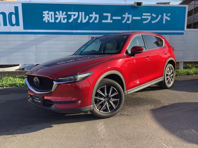 CX-5（マツダ）２．５　２５Ｔ　Ｌパッケージ　ホワイトレザーシート　ＢＯＳＥ　３６０度ビューモニター　電動リアゲート　ＤＶＤ再生　ＡＵＸ　ドライブレコーダー　１オーナー　ＬＥＤヘッド　禁煙車　フルセグ　黒革シート　アイドリングストップ　ターボ 中古車画像