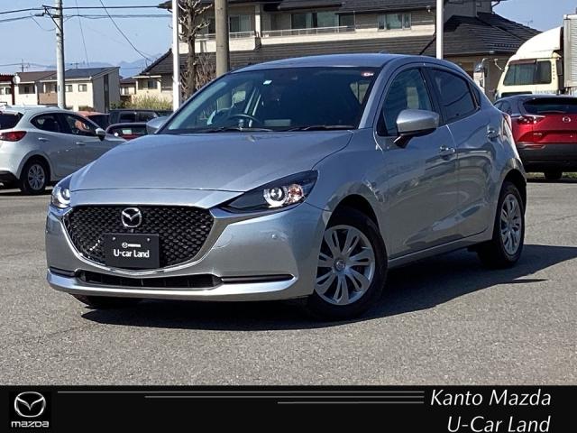 マツダ ＭＡＺＤＡ２ １５ＳスマートＥＤ　ＥＴＣ　３６０°カメラ　レンタＵＰ　雹災凹有り　衝突安全ブレーキ　Ｂｌｕｅｔｏｏｔｈ対応　ＤＶＤ再生　ＬＥＤヘッド　フルセグ　盗難防止システム　アドバンストキー　クリアランスソナー　ＥＴＣ車載器