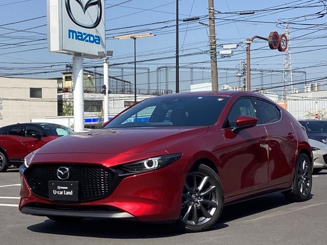 ＭＡＺＤＡ３ファストバック ２．０　２０Ｓ　バーガンディ　セレクション　マツコネナビ　３６０度モニター　ＥＴＣ　ＡＬＨ　ＭＲＣＣ　シートヒーター　ステアリングヒーター　ＳＢＳ　ＢＳＭ　レーンキープアシスト　カープレイ　シートヒーター　ステアリングヒーター　ブルートゥース（1枚目）