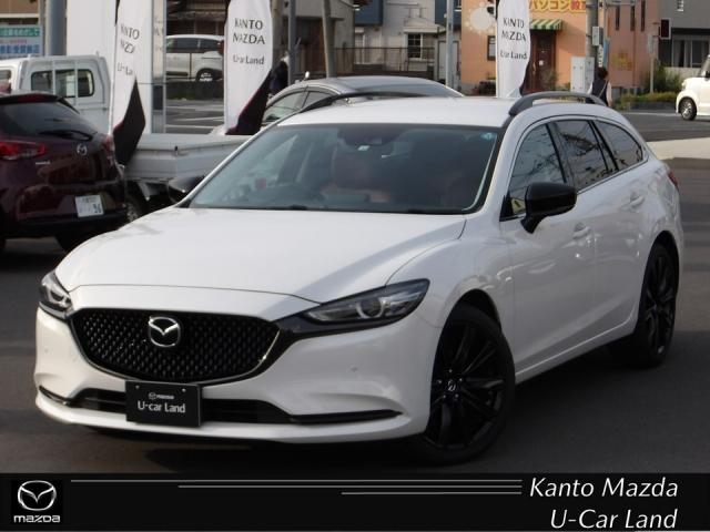 マツダ ＭＡＺＤＡ６ワゴン ２５Ｓ　スポーツ　アピアランス　２ＷＤ　試乗車　マツコネナビ　地デジ　３６０℃ビュー　ＢＯＳＥ　ＥＴＣ　１９インチアルミ　デモアップ　３６０°ビューモニター