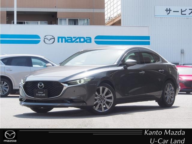 マツダ ＭＡＺＤＡ３セダン ２０Ｓ　Ｌパッケージ　１オーナー　３６０度セーフティパッケージ　黒革シート　純正ドラレコ　クルージングトラフィックサポート　地デジ　アップルカープレイ　ＣＤ／ＤＶＤ　ＥＴＣ　シート＆ステアリングヒーター　前後ソナー　記録簿