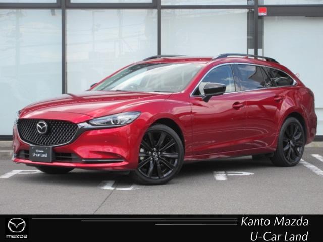 ＭＡＺＤＡ６ワゴン ２．５　２５Ｓ　スポーツ　アピアランス　元試乗車　禁煙車　ＥＴＣ　ＢＯＳＥサウンド　３６０度ビューモニター　ステアリングシフトスイッチ＆ヒーター　アダプティブＬＥＤヘッドライト　ブラインドスポットモニタリング　デモアップ（1枚目）