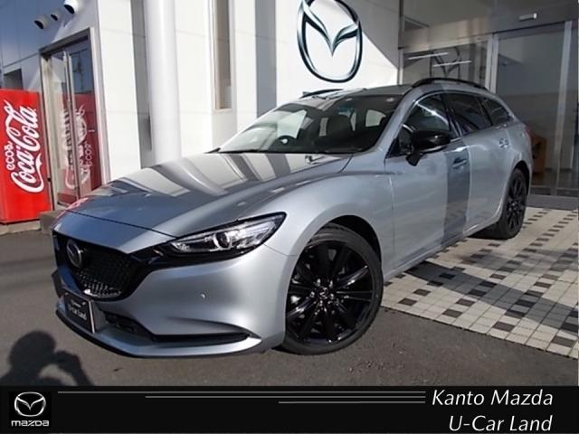 ＭＡＺＤＡ６ワゴン(マツダ) ２５Ｓ　スポーツアピアランス　マツダコネクトナビ　３６０度カメラ　ＢＯＳＥ　デモアップ　３６０°ビューモニター 中古車画像