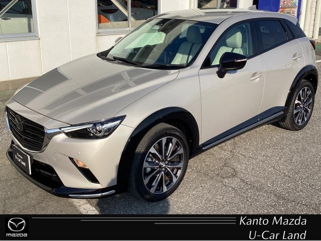 CX-3（マツダ）１．５　１５Ｓ　アーバン　ドレッサー　衝突被害軽減ブレーキ　アイドリングストップ　メモリーナビ　コーナーセンサー　スマートキー　フルセグＴＶ　ＬＥＤライト　横滑り防止装置　ミュージックプレイヤー接続可　ＥＴＣ　シートヒーター　ワンオーナー 中古車画像