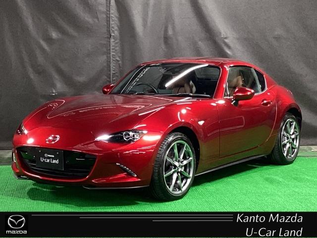 ロードスターＲＦ(マツダ) ２．０　ＶＳ　テラコッタ　セレクション　ワンオーナー　ＢＯＳＥ　本革シート　ＥＴＣ２．０　ケンウッド製ドライブレコーダー　純正フットランプイルミネーション　ブルーミラー　バックカメラ　キーレス　ドライブレコーダー　ＢＴ　オートエアコン 中古車画像