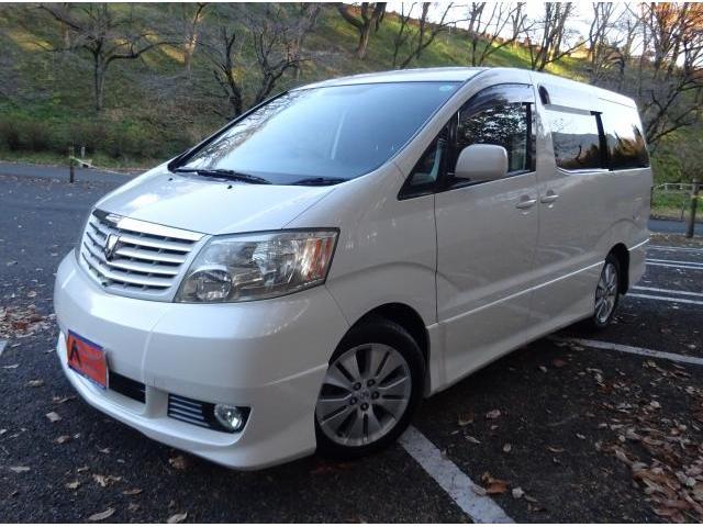 アルファードｖ トヨタ ｍｓ タイミングベルト交換済み 記録簿 ４ｗｄ バックカメラ ｈｉｄ 両側パワースライドドア 後部座席モニター リモコン 禁煙車 ブラインドコーナーモニター ｅｔｃ ｔｖ ディスチャージヘッドライト 埼玉県 ｍｓ タイミングベルト交換済み