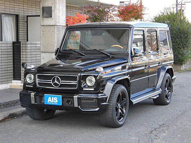 Ｇ５５　ＡＭＧロング　Ｇ６３仕様　ストラーダナビ　フルセグＴＶ　バックカメラ　デジーノレザーシート　サンルーフ　３列シート　純正１９インチＡＷ