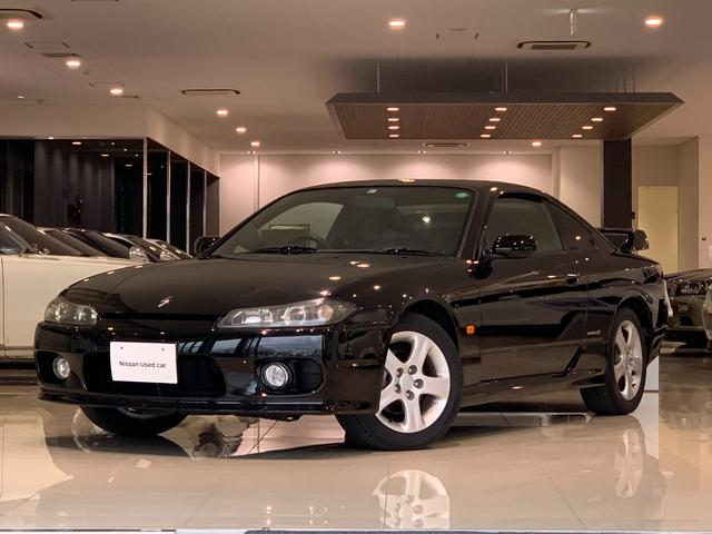 日産 シルビア スペックRエアロ 純正ナビ6速MTターボエンジン