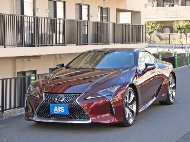 レクサス ＬＣ ＬＣ５００ｈ　Ｓパッケージ　ナビ　フルセグＴＶ　マークレビンソン　Ｌｅｘｕｓ　Ｓａｆｅｔｙ　Ｓｙｓｔｅｍ＋　レーダークルーズ　純正２１インチＡＷ　ワンオーナー　禁煙車