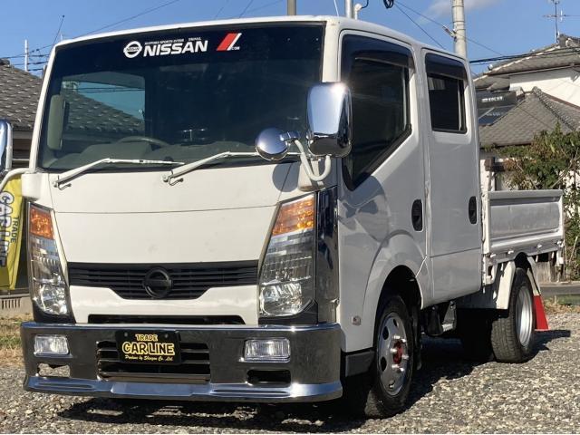 アトラストラック(日産) ＷキャブフルスーパーローＤＸ　メッキバンパー 中古車画像