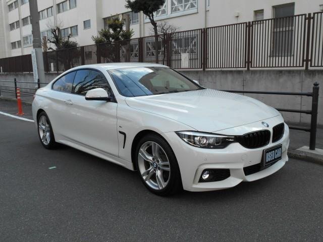 ＢＭＷ ４シリーズ ４２０ｉクーペ　Ｍスピリット　メモリー付パワーシート　シートヒーター　パドルシフト　ＬＥＤライト　ナビ　ＴＶ　Ｒカメラ　アクティブクルーズコントロール　１８インチアルミ　前後ドライブレコーダー