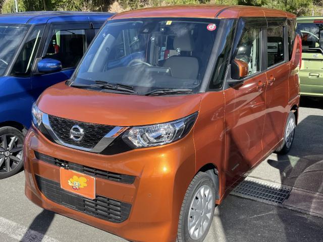 日産 ルークス Ｘ　４ＷＤ　ＥＴＣ　アルミホイール　スマートキー　片側電動スライドドア　クリアランスソナー　シートヒーター　全周囲カメラ