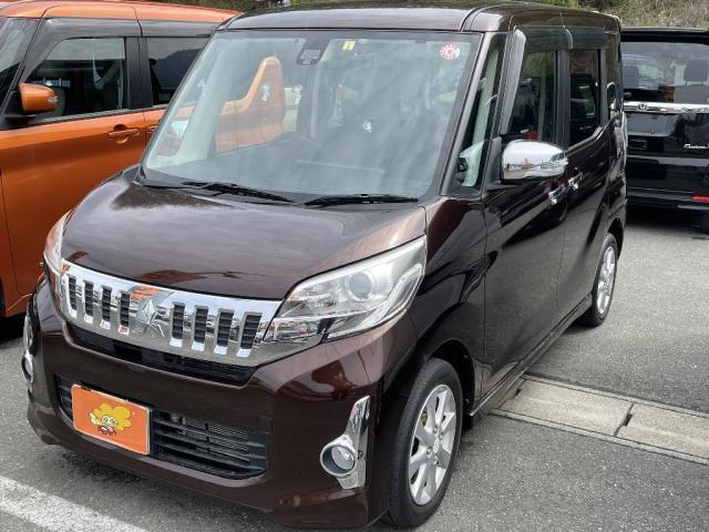 ｅＫスペースカスタム 　カスタムＧ　ｅ－アシスト　４ＷＤ　ＥＴＣ　アルミホイール　衝突被害軽減ブレーキ　片側電動スライドドア　ＨＩＤ　シートヒーター　ドライブレコーダー（1枚目）