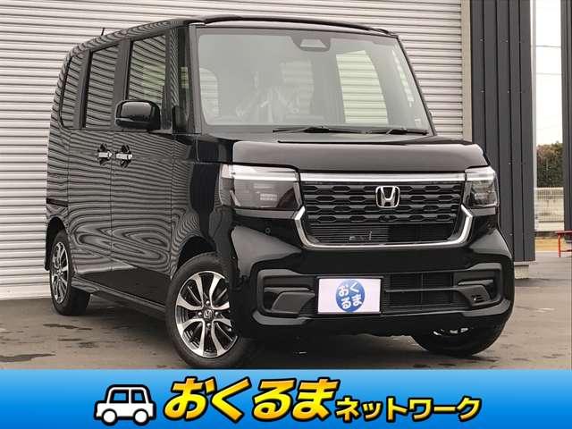 Ｎ－ＢＯＸカスタム ベースグレード　新車未登録車　両側ＰＳＤ　純正１４インチＡＷ　新車未登録車／両側パワースライドドア／電動パーキングブレーキ／ＬＥＤヘッドライト／前席シートヒーター／純正１４インチＡＷ／スマートキー２つ／ホンダセンシング