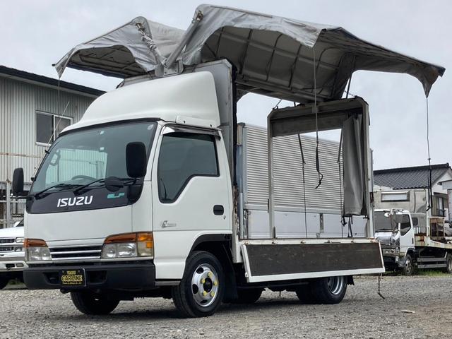 フルフラットロー　幌車　手動ウィング