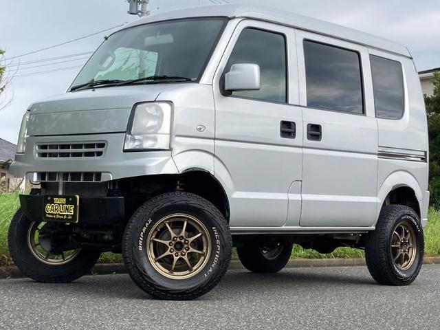 スズキ エブリイ ジョインターボ　４ＷＤ　リフトアップ　Aftermarketアルミ