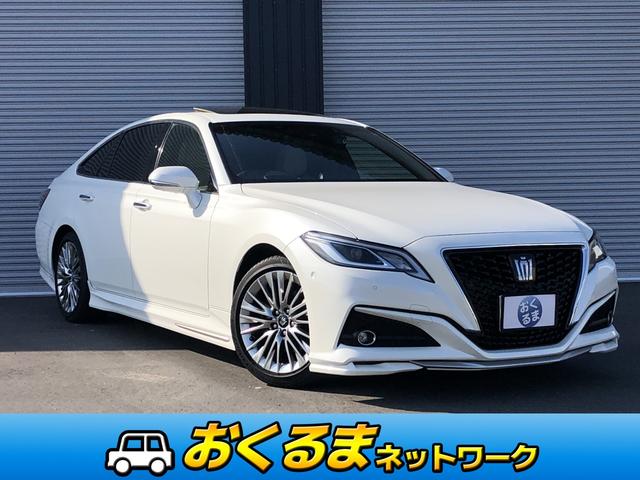 トヨタ クラウンハイブリッド Ｓ　エレガンススタイルＩＩ　ＴＲＤエアロ　Ｐビューモニター／Ｐアシスト２／ヘッドアップＤＰ／おくだけ充電／ＥＴＣ／Ｓセンス／ＢＳＭ／ＰＫＳＢ・ＲＣＴＡ／ＬＥＤヘッドランプ／前後ドラレコ／スマートキー２／ＷディスプレイナビＴＶ／Ｍｉｒａｃａｓｔ