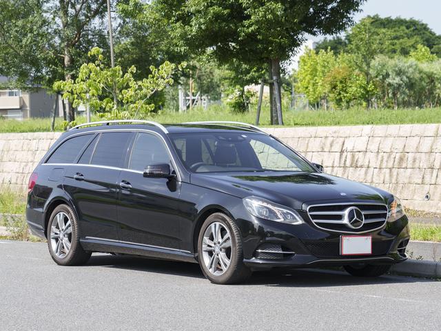 Ｅ３００　ステーションワゴン　アバンギャルド　レーダーセーフティ　パワーゲート　黒革　パドルシフト　純正ナビ　ＴＶ　Ｂカメラ　ＥＴＣ　シートヒーター　プッシュスタート　左右ノックスセンサー新品　左右リアエアサススプリング新品