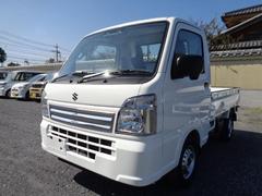 スズキ　キャリイトラック　ＫＣエアコン　パワステ農繁仕様　デュアルカメラブレーキ　４ＷＤ車
