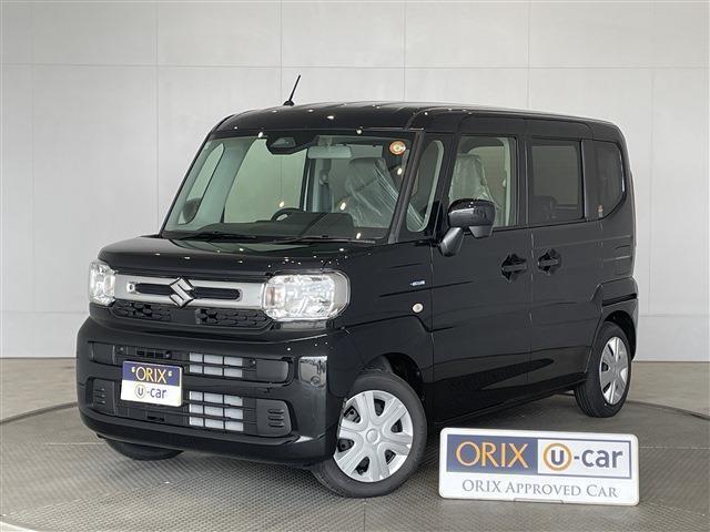 スペーシア(スズキ) ハイブリッドＸ　届出済未使用車　スマキー　Ｐスタート　両側パワスラ　ＬＥＤ　ＤＳＢＳ 中古車画像