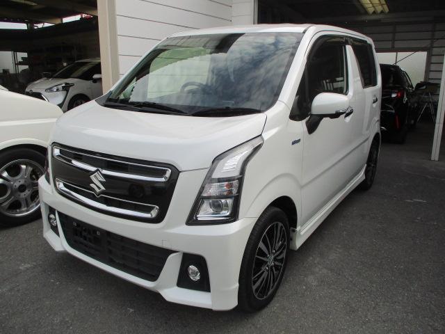 ワゴンＲスティングレー(スズキ) ハイブリッドＴ　ターボ　全方位モニタ−ナビＴＶ 中古車画像