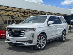 キャデラックエスカレード プラチナム Pルーフ シートクーラー パワーバックドア ナビ パワーシート 4WD ETC2.0 ドライブレコーダー レザーシート アダプティブクルーズコントロール LEDヘッドライト 3列シート スマートキー 中古車画像