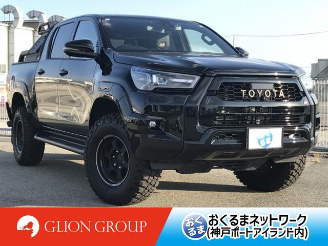 ハイラックス(トヨタ) Ｚ　ＧＲスポーツ　レイズ鍛造ＡＷ　ＪＡＯＳリフトアップ　★ＴＯＹＯＴＡデカール付【テールゲート】★荷台・トレイル　ロールバーラック　シャッタートノカバー取付　＆　ＬＩＮＥ−Ｘ　塗装済み★ＳＵＸＯＮマフラー 中古車画像