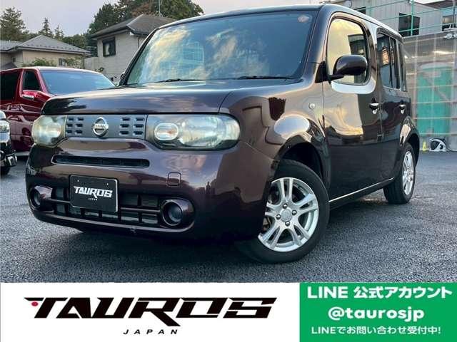 キューブ(日産) 　ナビ　Aftermarket１５インチアルミホイール　マニュアルエアコン　キーレス　ＡＢＳ　パワーウィンドウ　パワーステアリング　エアバッグ 中古車画像