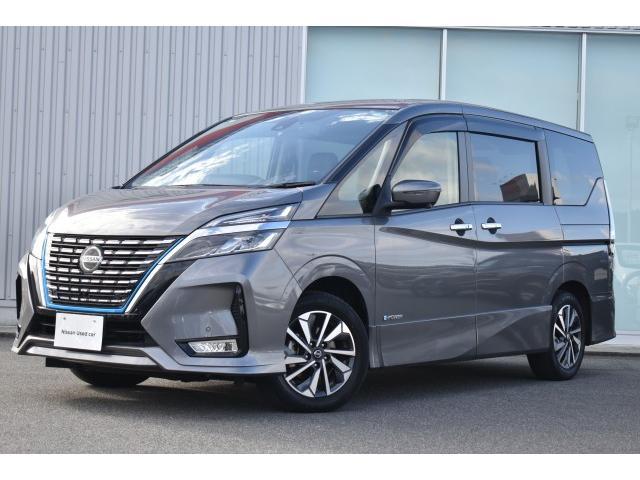 セレナ(日産) ｅ−パワー　ハイウェイスターＶ　１オナ　純１０ナビ　ＴＶ　ＥＴＣ　前後ドラレコ　プロパイロット　アラウンドビューＭ　インテリミラー　両オートスライド　ＬＥＤヘッド　セーフティパックＡ　ＷＡＡＣ　エマブレ　コーナーセンサー　踏み間違い 中古車画像