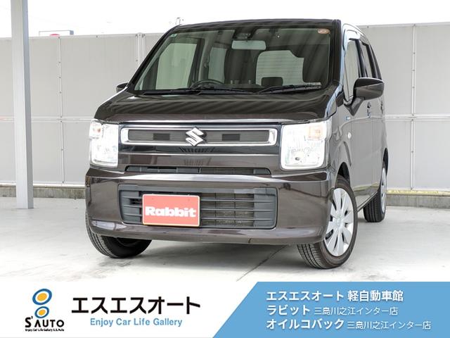 ワゴンＲ(スズキ) ハイブリッドＦＸ　７インチナビ・ＥＴＣ・ＬＥＤヘッドライト・運転席シートヒーター・パーキングセンサー・オートライト・オートマチックハイビーム・プッシュスタート・オートエアコン 中古車画像