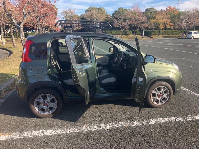 パンダ ４×４コンフォート　４ＷＤ　前後ドライブレコーダー　５速マニュアル車　ＥＴＣ　オートエアコン　リアプライバシーガラス　ルーフキャリア　純正アルミ　クラッチ交換済　シングルフライホイール（37枚目）