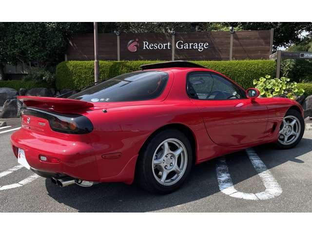 ＲＸ－７ ツーリングＸ　サンルーフ　ＢＯＳＥ　整備記録簿　シーケンシャルツインターボシステム　対向４ピストンアルミブレーキキャリパー　ノーマルマフラー　大型リアスポイラー（7枚目）