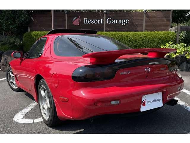 ＲＸ－７ ツーリングＸ　サンルーフ　ＢＯＳＥ　整備記録簿　シーケンシャルツインターボシステム　対向４ピストンアルミブレーキキャリパー　ノーマルマフラー　大型リアスポイラー（10枚目）