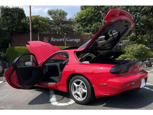 ＲＸ－７ ツーリングＸ　サンルーフ　ＢＯＳＥ　整備記録簿　シーケンシャルツインターボシステム　対向４ピストンアルミブレーキキャリパー　ノーマルマフラー　大型リアスポイラー（12枚目）