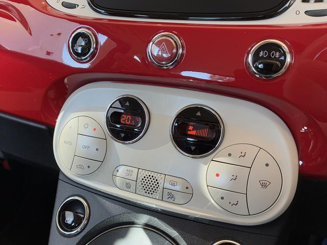 500C ツインエア ドルチェヴィータ ワンオーナー ベージュ幌 TEZZOスポーツマフラー 7インチユーコネクト カープレイ対応 バックカメラ ハーフレザーシート 純正16インチAW キセノンヘッドライト アイドリングストップ(10枚目)