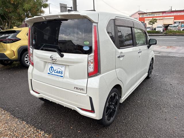 ムーヴ カスタム　ＲＳ　ハイパーＳＡＩＩ　グー保証、一年間、走行距離無制限付、グー故障診断付き、衝突被害軽減装置付き、ＣＤオーディオ、ＥＴＣ、スマートキー、バッテリー新品交換付（8枚目）