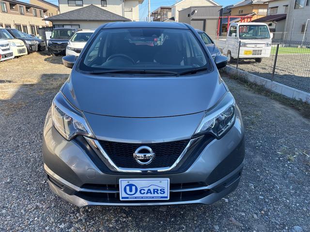 ノート Ｘ　衝突被害軽減装置付き、純正ナビ、ＴＶ、バックカメラ、ＥＴＣ、ドラレコ、スマートキー、バッテリー新品交換付（2枚目）