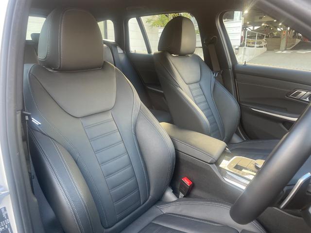 3シリーズ 320d xDriveツーリングハイラインパッケージ 買取車 ハイラインパッケージ ブラックレザー 前席左右シートヒーター 360°ビュー 電動テールゲート 純正18インチホイル 全方向カメラ スマキー 1オーナー Bカメラ BTオーディオ 電動シート(20枚目)