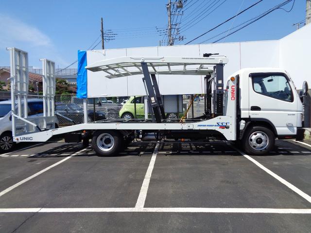 2台積み積載車 3500KG積み ラジコン ウインチ 油圧リアゲート 固縛装置 LEDヘッドライト LEDフォグ スマートキー2個 左電格ミラー 衝突被害軽減ブレーキ 車線逸脱警報装置 横滑り防止装置 上物同年式(5枚目)