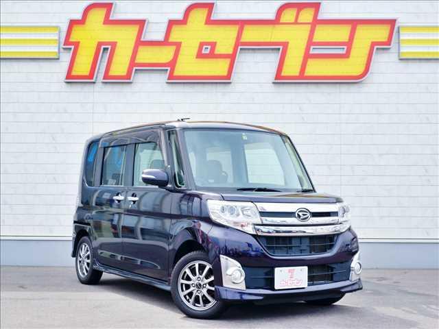 ダイハツ タントカスタムｘ 社外メモリナビ フルセグｔｖ ｄｖｄ ｃｄ再生 バックモニター 片側パワースライドドア ｌｅｄヘッドライト フォグランプ ｅｔｃ 純正フロアマット 純正ドアバイザー スマートキー 電格ウィンカーミラーの中古 車 車体価格79 8万円